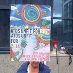 Police arrest anti-Atos protesters at Queen's Baton Relay